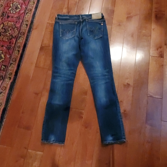 MEK low rise stretch skinny jeans - dark wash. - Picture 2 of 5